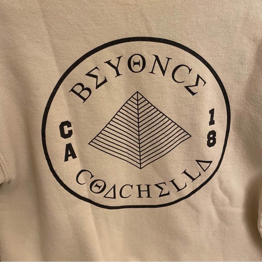 BEYONCE BEYCHELLA COACHELLA OFFICIAL 2018 BAK Crewneck sz S Festival Homecoming - Picture 4 of 5